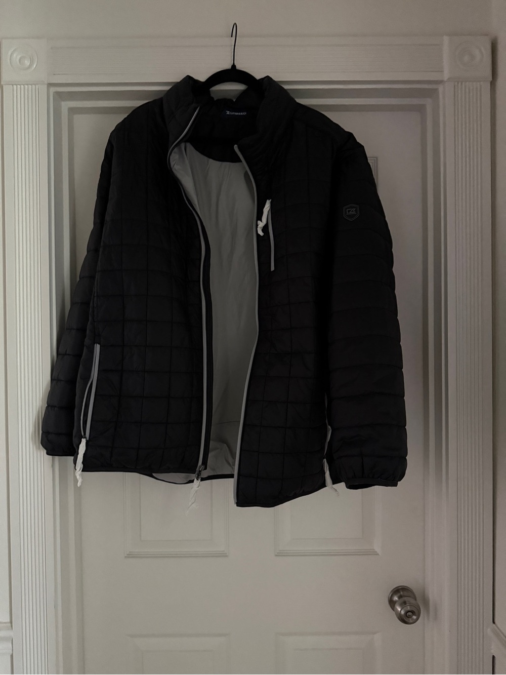 Cutter & Buck Men's Black Quilted Puffer Jacket